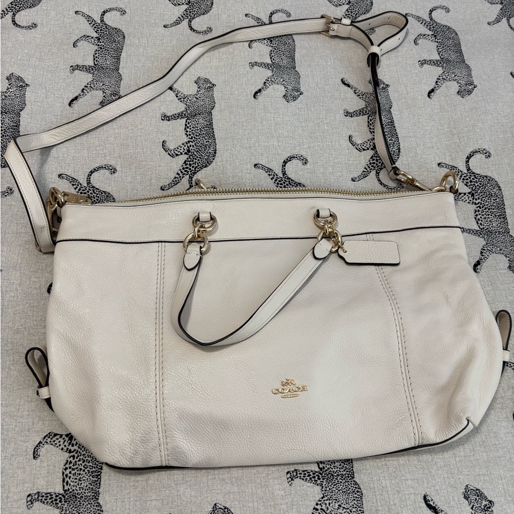 Coach Cream Crossbody Bag